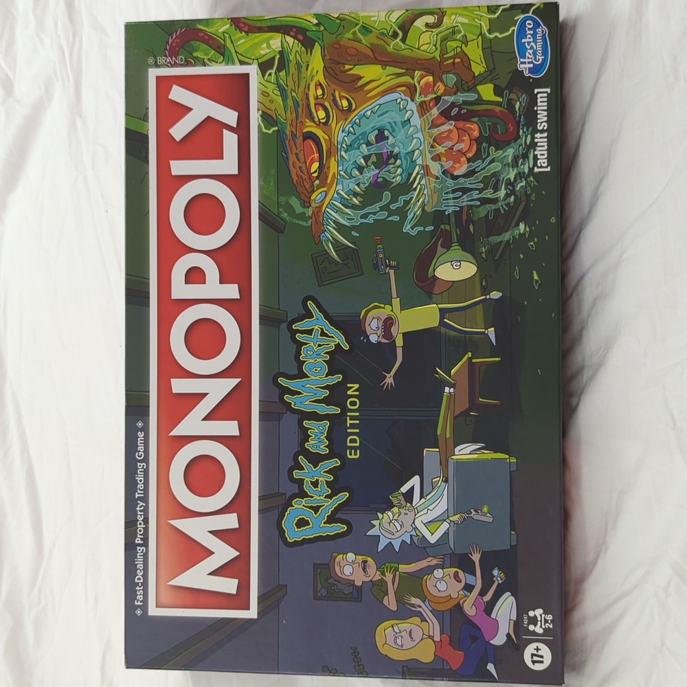 NWT Rick & Morty Monopoly New in box Board Game